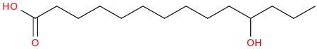 11 hydroxytetradecanoic acid